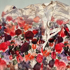 Soma Floral Robe & slip dress